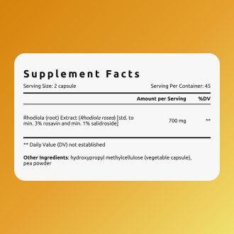 Extract de Rodiola VemoHerb Rhodiola Rosea 90 capsule