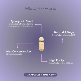 Supliment alimentar Pentru Somn VemoHerb Recharge 60 capsule