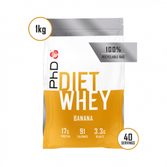Proteina din Zer PhD Diet Whey Protein 1kg Banana