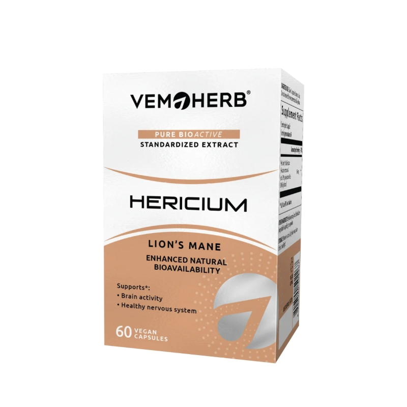 Extract de Lions Mane VemoHerb Hericium 60 capsule