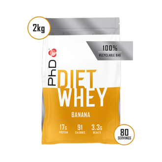 Proteina din Zer PhD Diet Whey Protein 2kg Banana