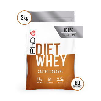 Proteina din Zer PhD Diet Whey Protein 2kg Salted Caramel