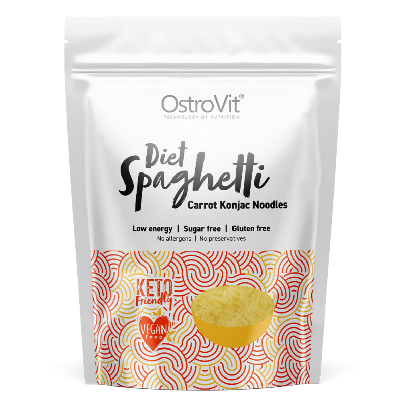 Paste Konjac OstroVit Diet Spaghetti Carrot Noodles 400 g