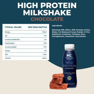 Kinetica High Protein Milkshake - 330ml