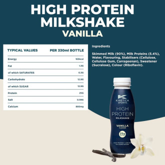 Kinetica High Protein Milkshake - 330ml