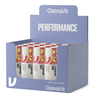 Cutie 20 Shoturi OstroVit L-Carnitină Lichidă 2500mg Shot 80ml (1)
