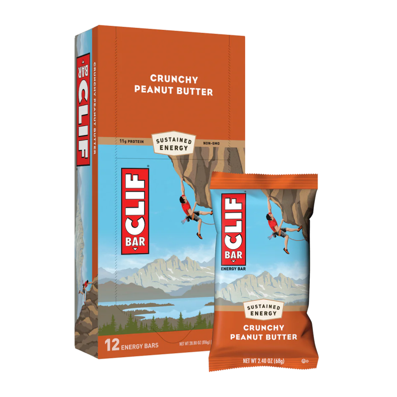 Batoane din Ovăz CLIF bar  - Diverse Arome, CUTIE 12 x 68g
