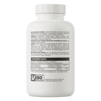 Magneziu Bisglicinat OstroVit Magnesium Glycinate 90 caps