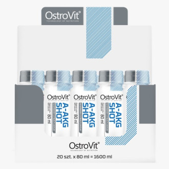 Cutie 20 Shoturi OstroVit Arginină A-AKG Shot 80ml