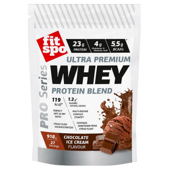 Proteina din Zer FitSpo Ultra Premium Whey Protein 908g Chocolate