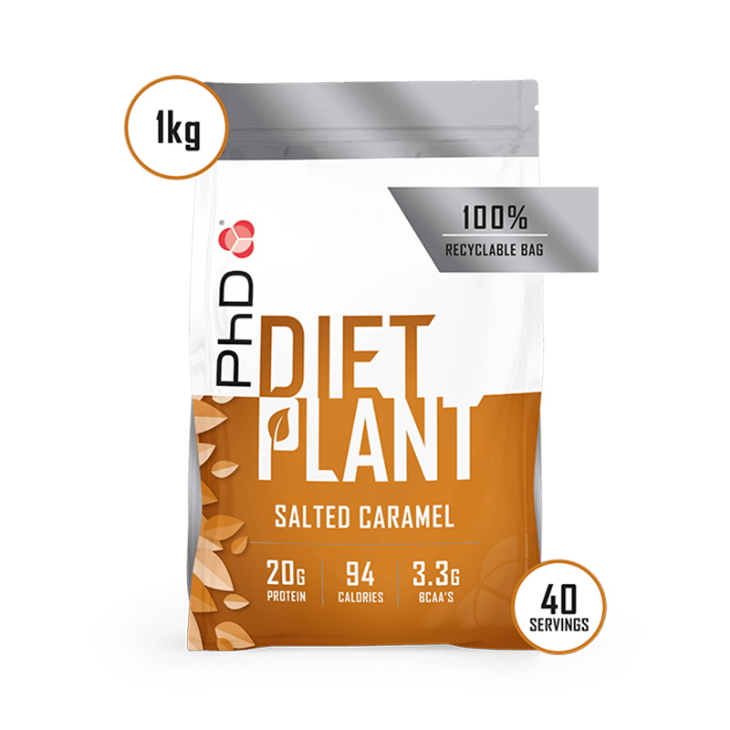 Proteina Vegetala PhD Diet Plant Protein 1kg Salted Caramel