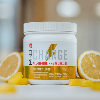 Pre-Workout PhD CHARGE 300g Sherbert Lemon