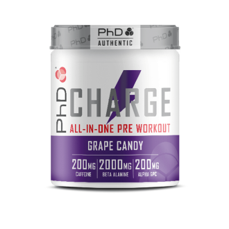 Pre-Workout PhD CHARGE 300g Grape Candy