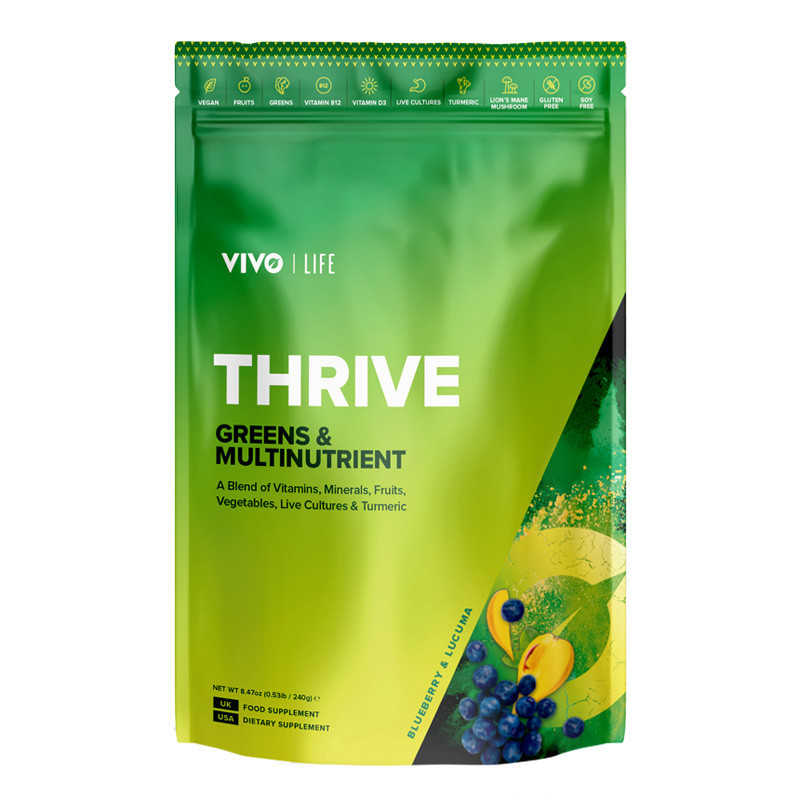 Vivo THRIVE Greens & Multinutrient 240g Vivo THRIVE Greens & Multinutrient 240g