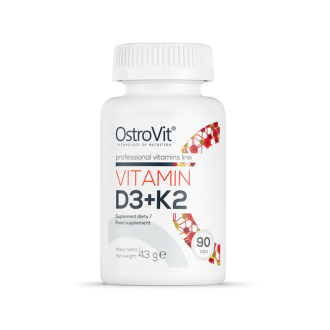 OstroVit Vitamina D3 + K2 2000UI 90 tablete