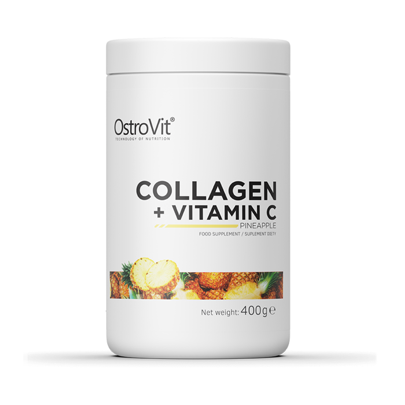 OstroVit Colagen + Vitamina C 400g Ananas OstroVit Colagen + Vitamina C 400g Ananas