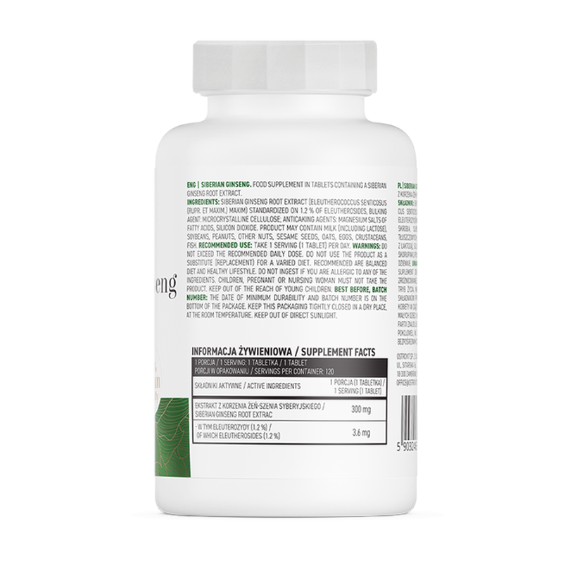 Ginseng Siberian OstroVit 120 tablete
