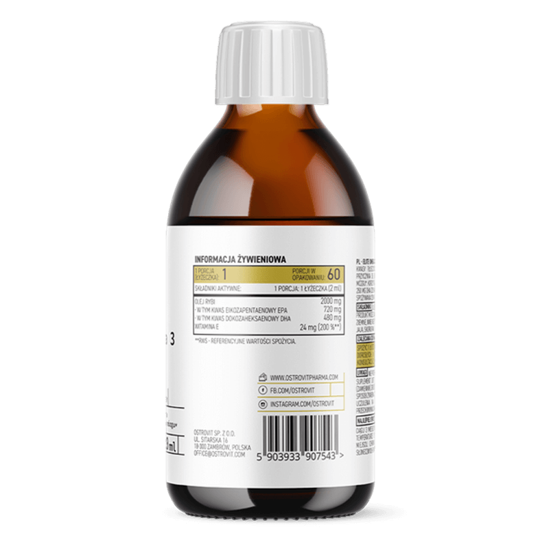 OstroVit Pharma Pharma Elite Omega 3 Lichid 120ml
