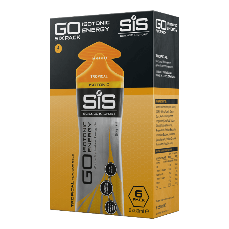 Gel Energizant SiS GO Isotonic Energy Gel 60ml 6 Pack