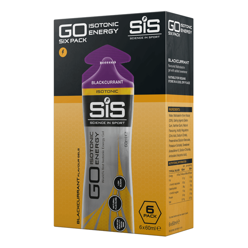 Gel Energizant SiS GO Isotonic Energy Gel 60ml 6 Pack