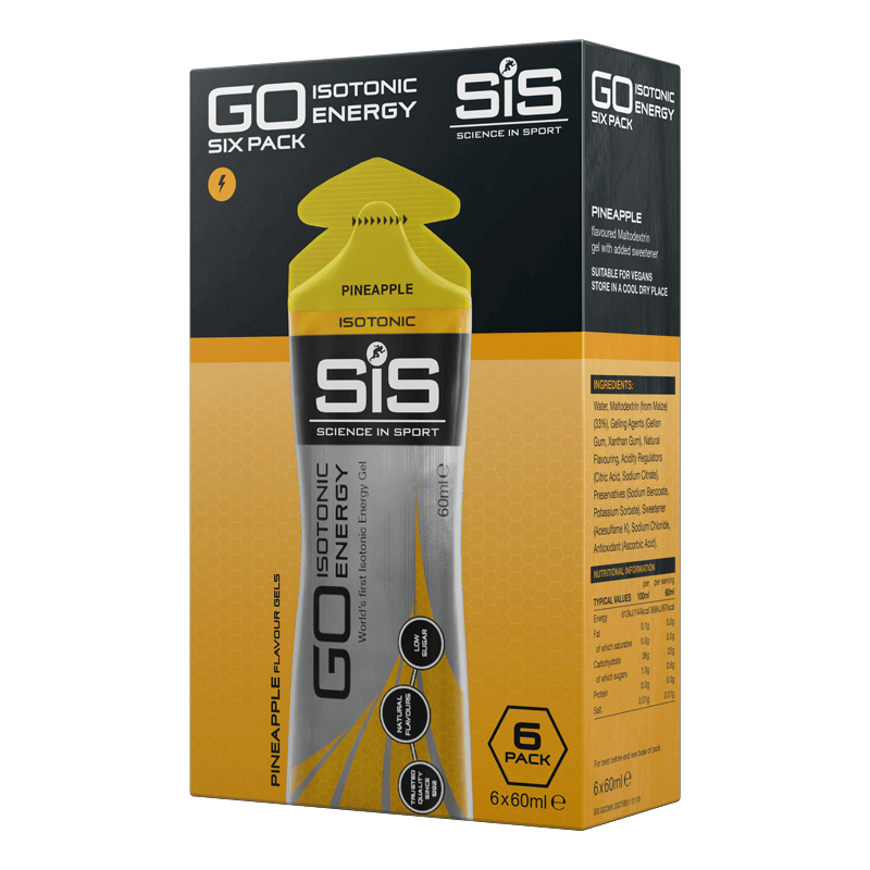 Gel Energizant SiS GO Isotonic Energy Gel 60ml 6 Pack