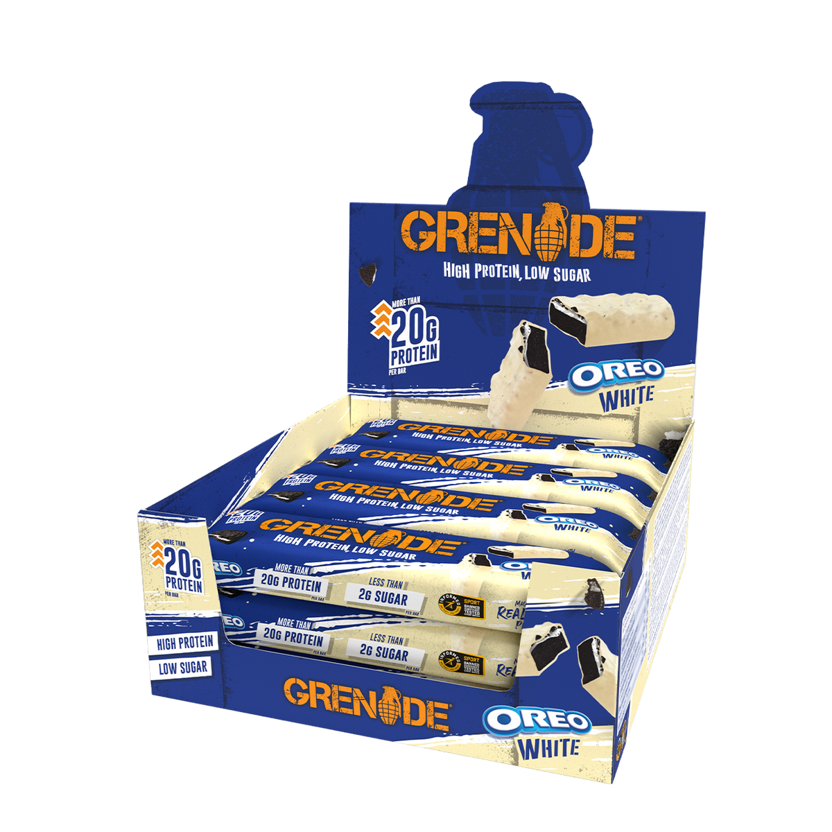 Cutie 12 Batoane Proteice Grenade Protein Bar 60g