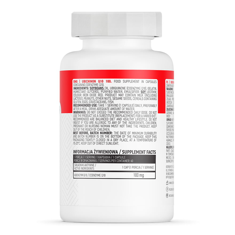 Coenzima Q10 100mg OstroVit Ubiquinone Q10 60 capsule