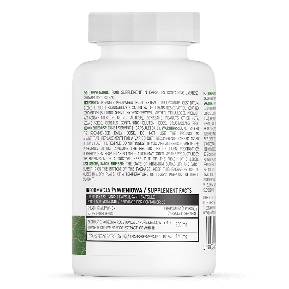 Resveratrol OstroVit Resveratrol VEGE 60 capsule