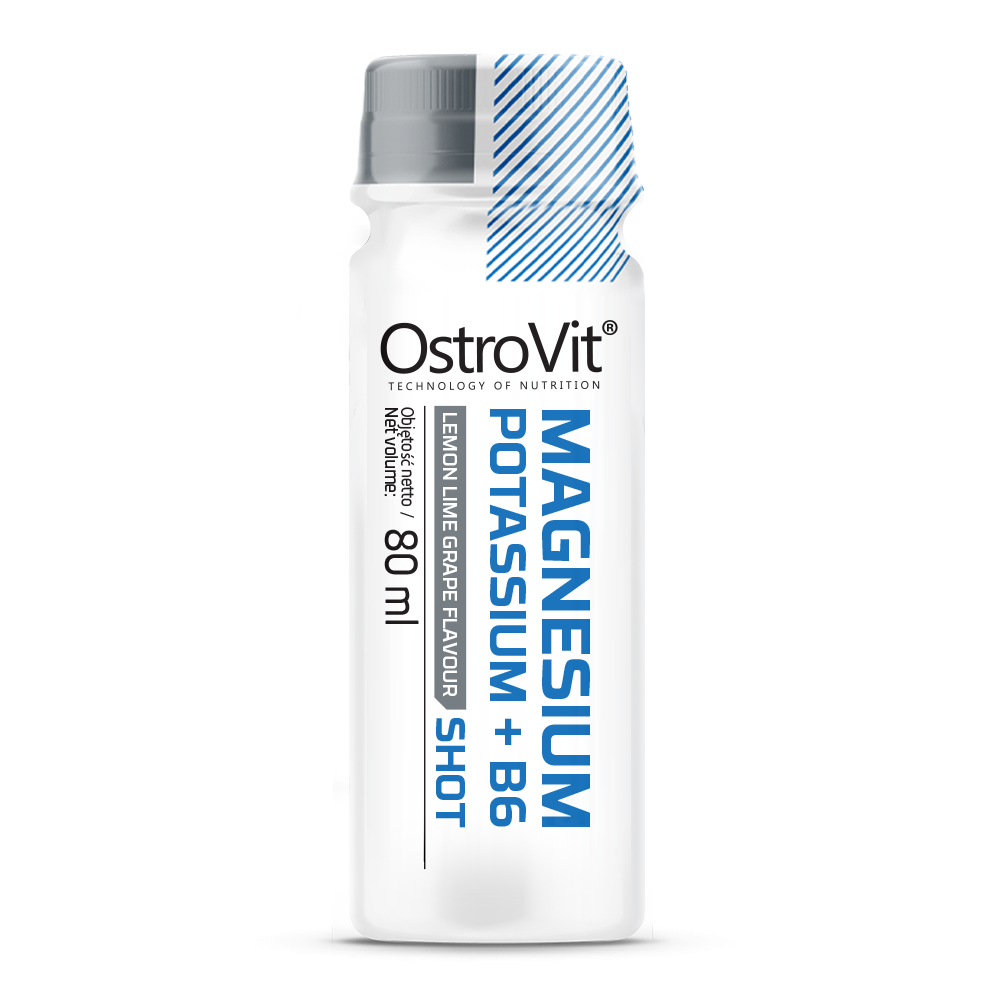 Magneziu Lichid 375mg cu Potasiu și B6 OstroVit Shot 80ml