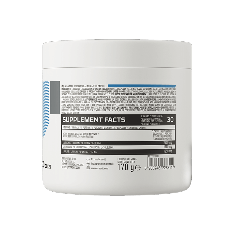 OstroVit BCAA 5000 - 150 capsule