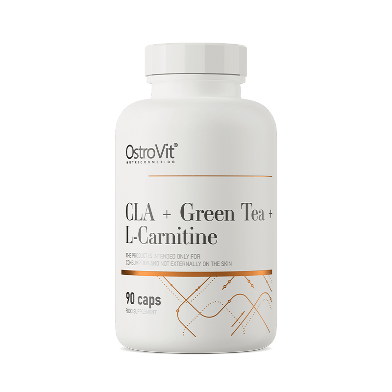 OstroVit CLA + Ceai Verde + L-Carnitină 90 capsule