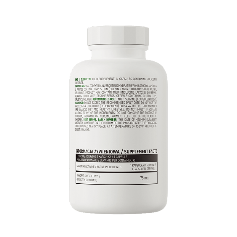 Quercetină 75mg OstroVit 90 capsule