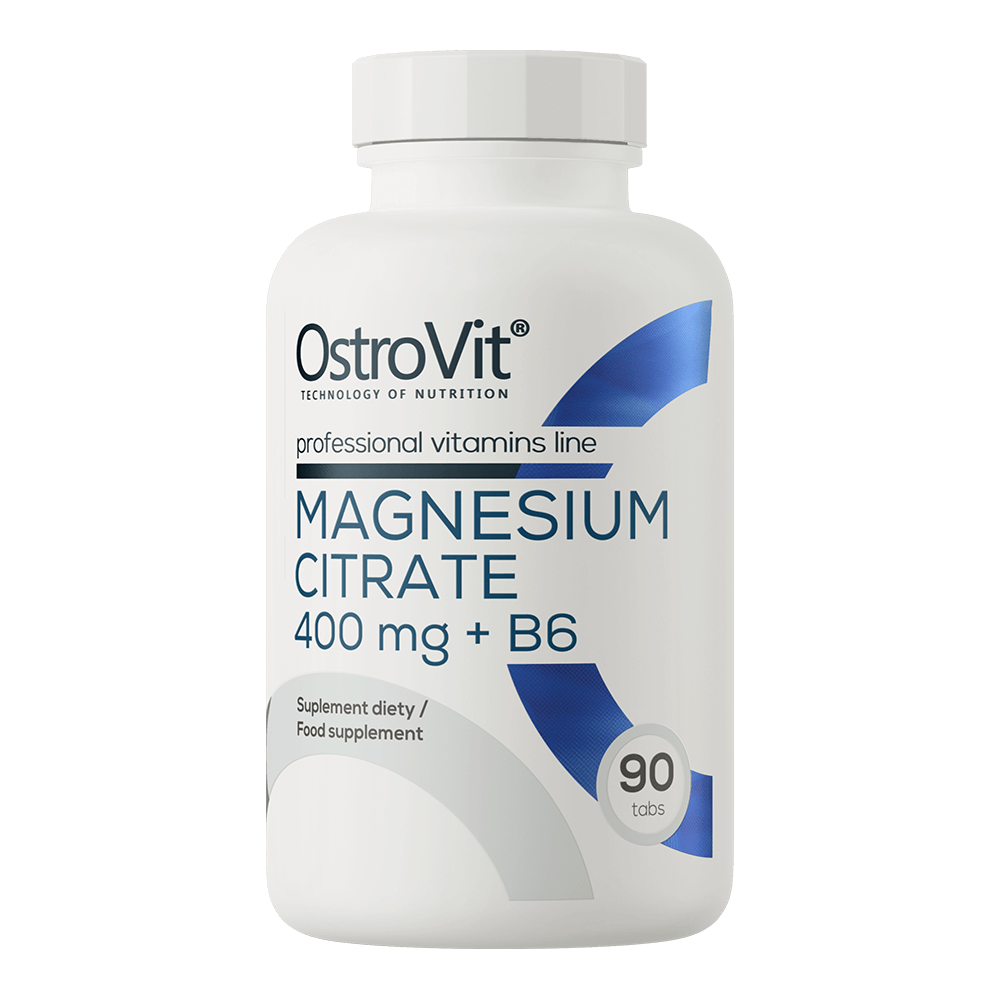 OstroVit Magneziu Citrat 400mg + B6 90 tablete