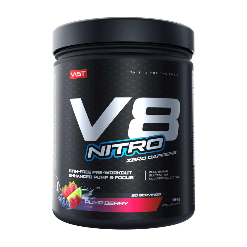 VAST V8 Nitro Pre-workout Fara Cafeina 330g