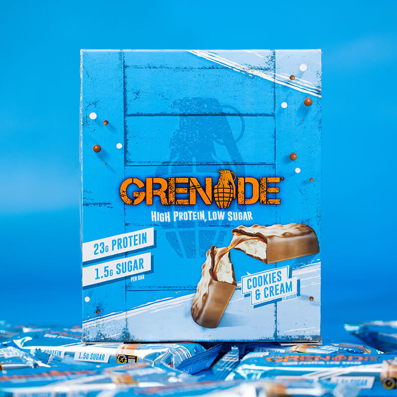 Cutie 12 Batoane Proteice Grenade Protein Bar 60g