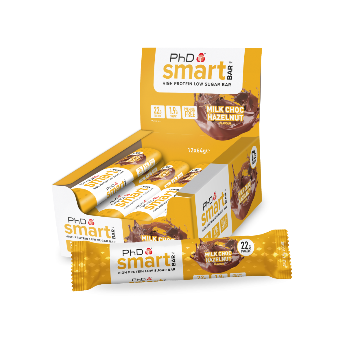 Cutie 12 Batoane Proteice PhD Smart Bar 64g