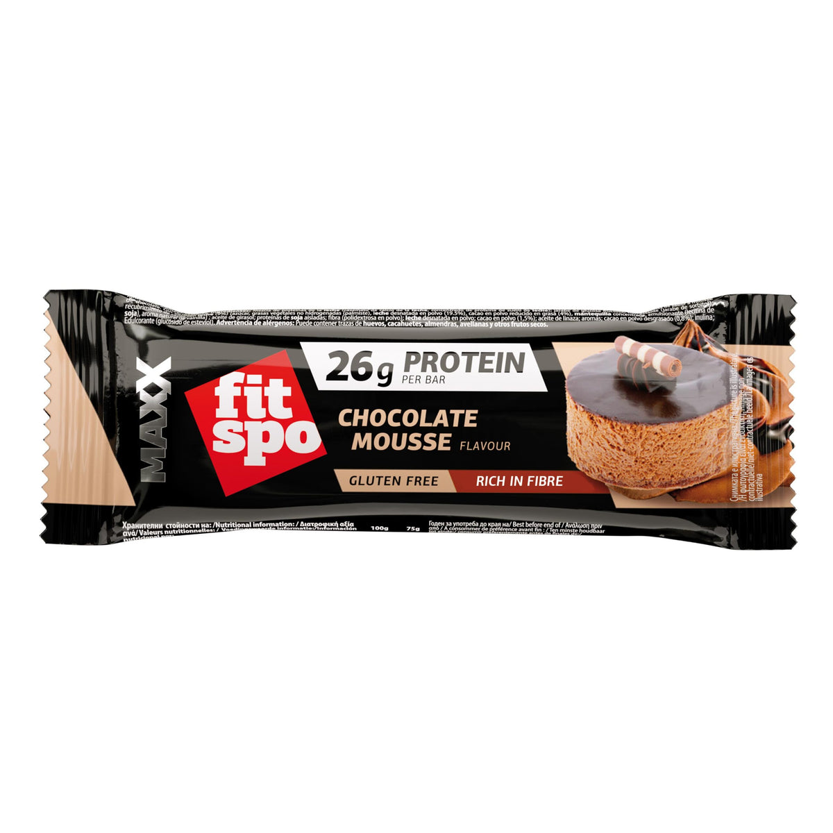Baton Proteic FitSpo Maxx 26g protein 75g - Diverse arome