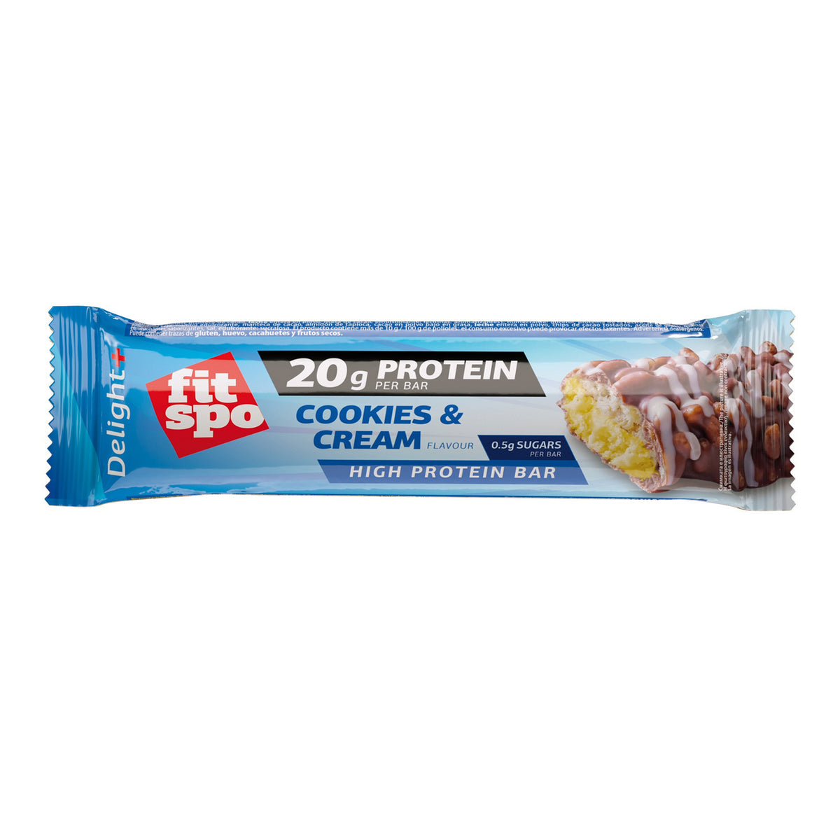 Cutie 12 Batoane Proteice FitSpo Delight Protein Bar 60g - Diverse arome