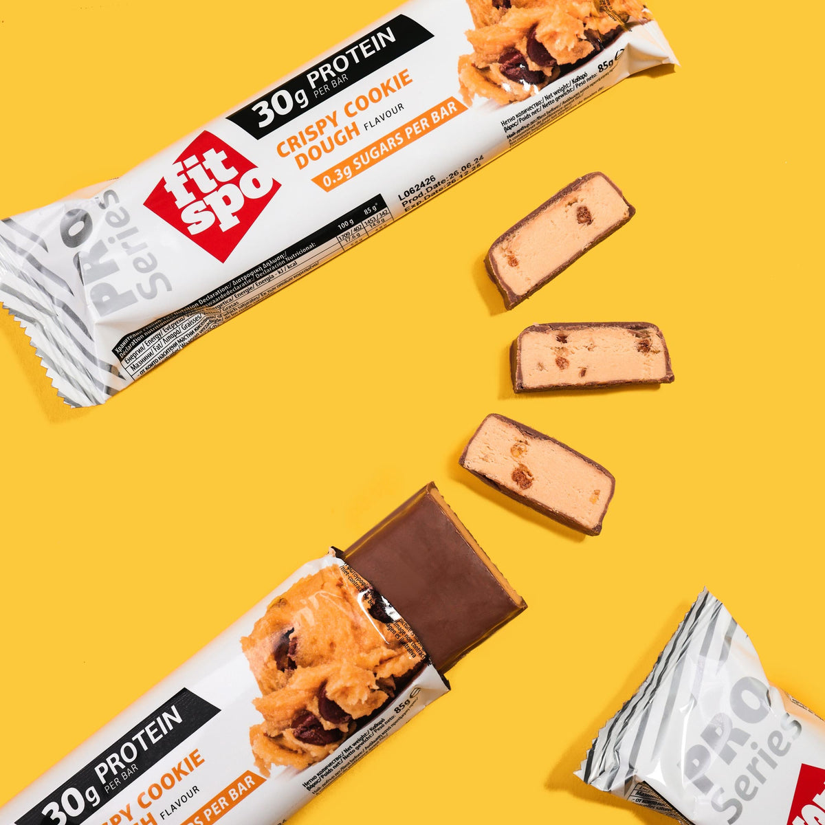 Baton Proteic FitSpo PRO Protein Bar 85g - Diverse arome