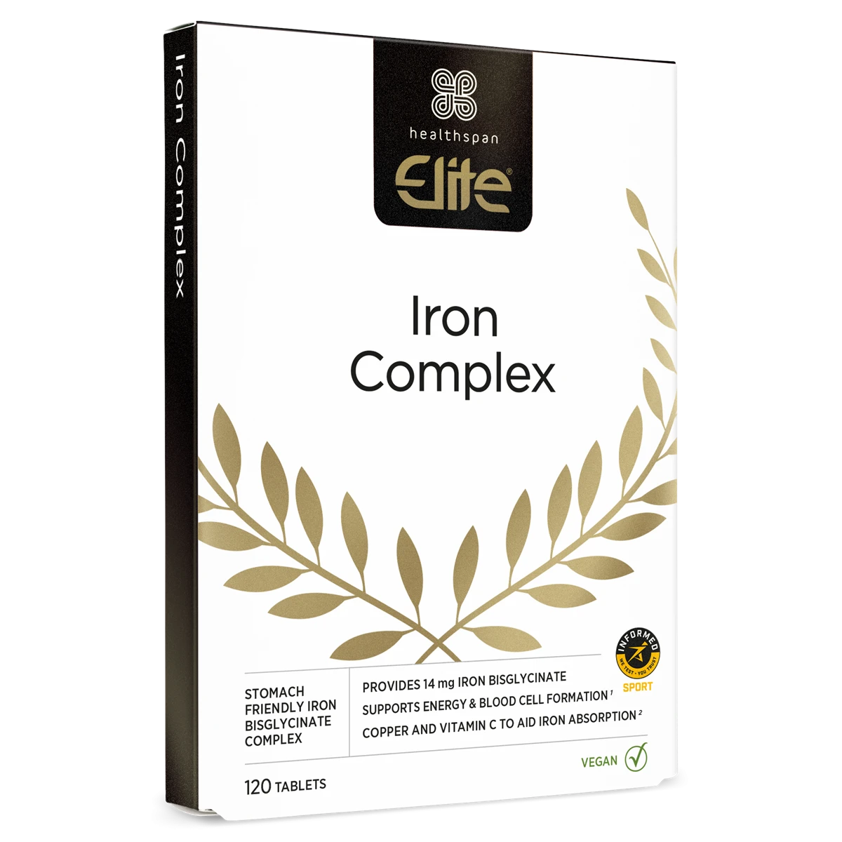 Complex de Fier Healthspan Elite Iron Complex 120 tablete
