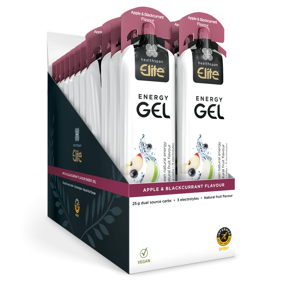 Gel Energizant Healthspan Elite Energy Gel 60g - Diverse arome