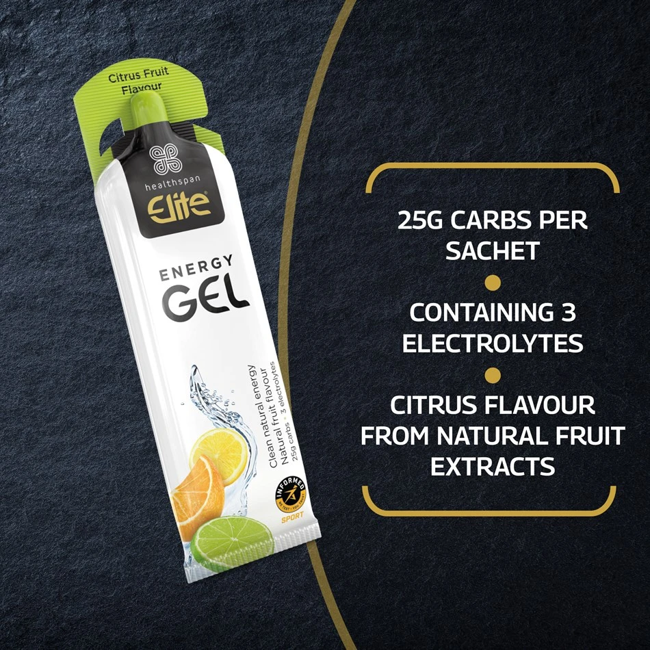 Gel Energizant Healthspan Elite Energy Gel 60g - Diverse arome