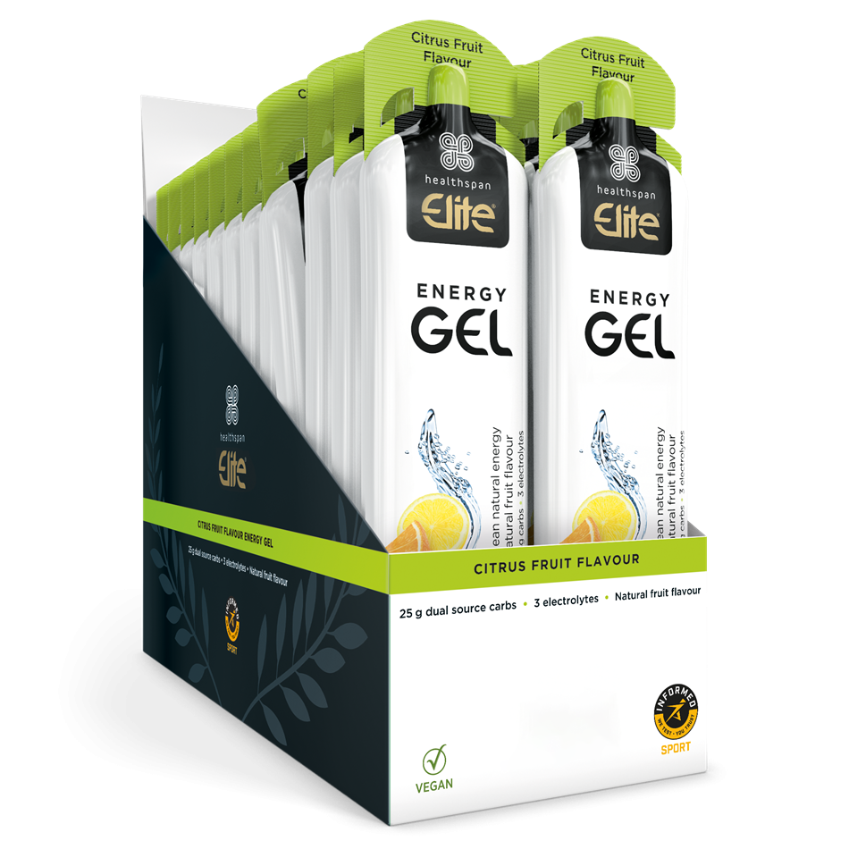Cutie 24 Geluri Energizant Healthspan Elite Energy Gel 60g - Diverse arome