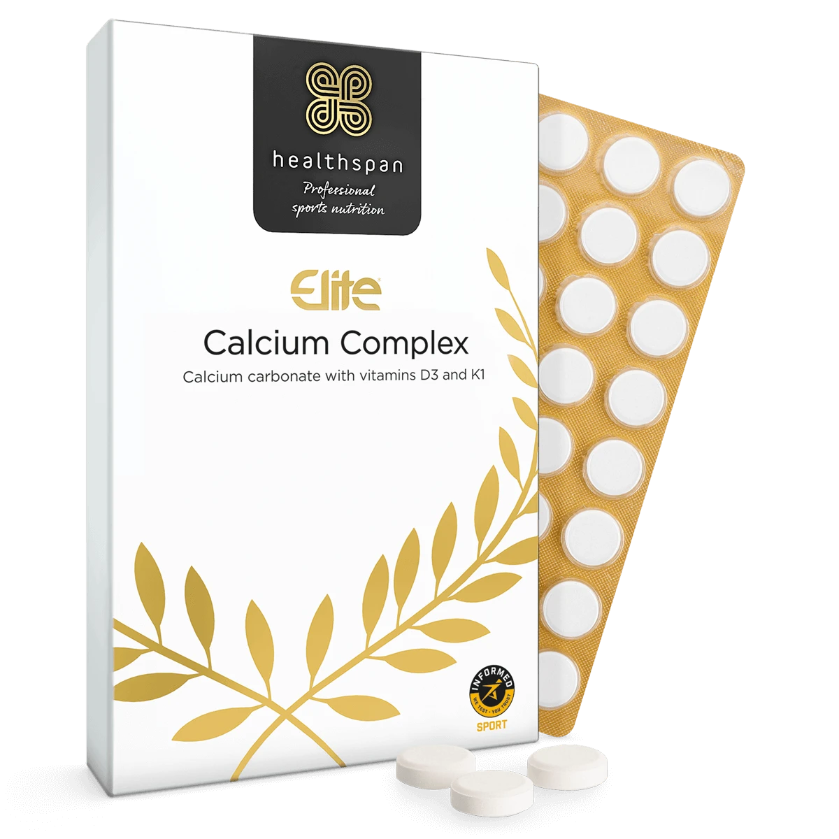 Calciu Complex Healthspan Elite Calcium Complex 120 tablete