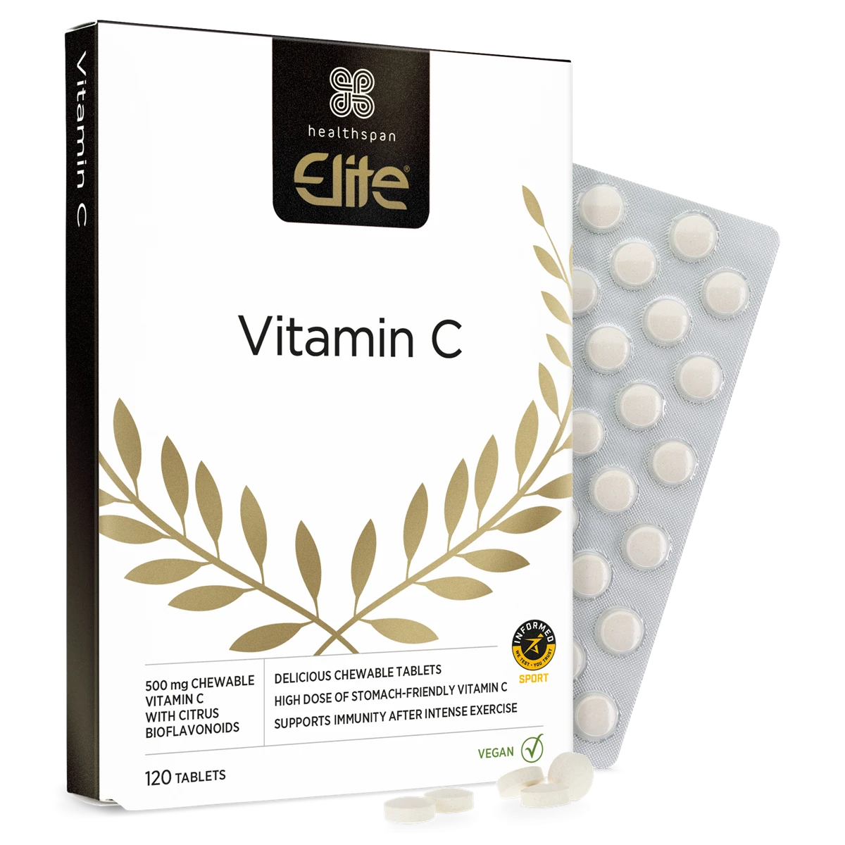 Vitamina C Healthspan Elite 500mg, 120 Tablete