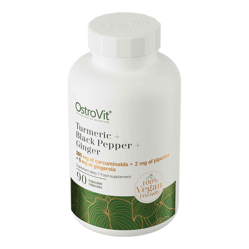 OstroVit Turmeric + Black Pepper + Ginger VEGE 90 capsule