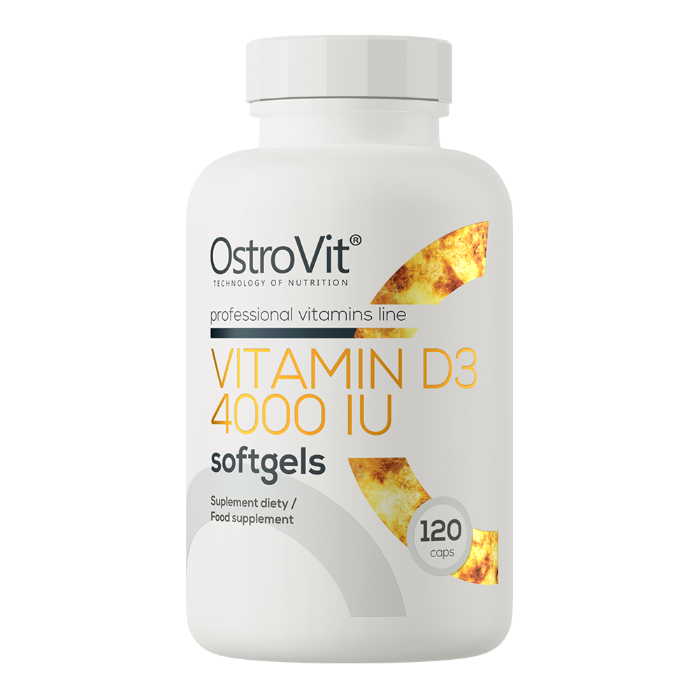 OstroVit Vitamina D3 4000 UI 120 capsule moi