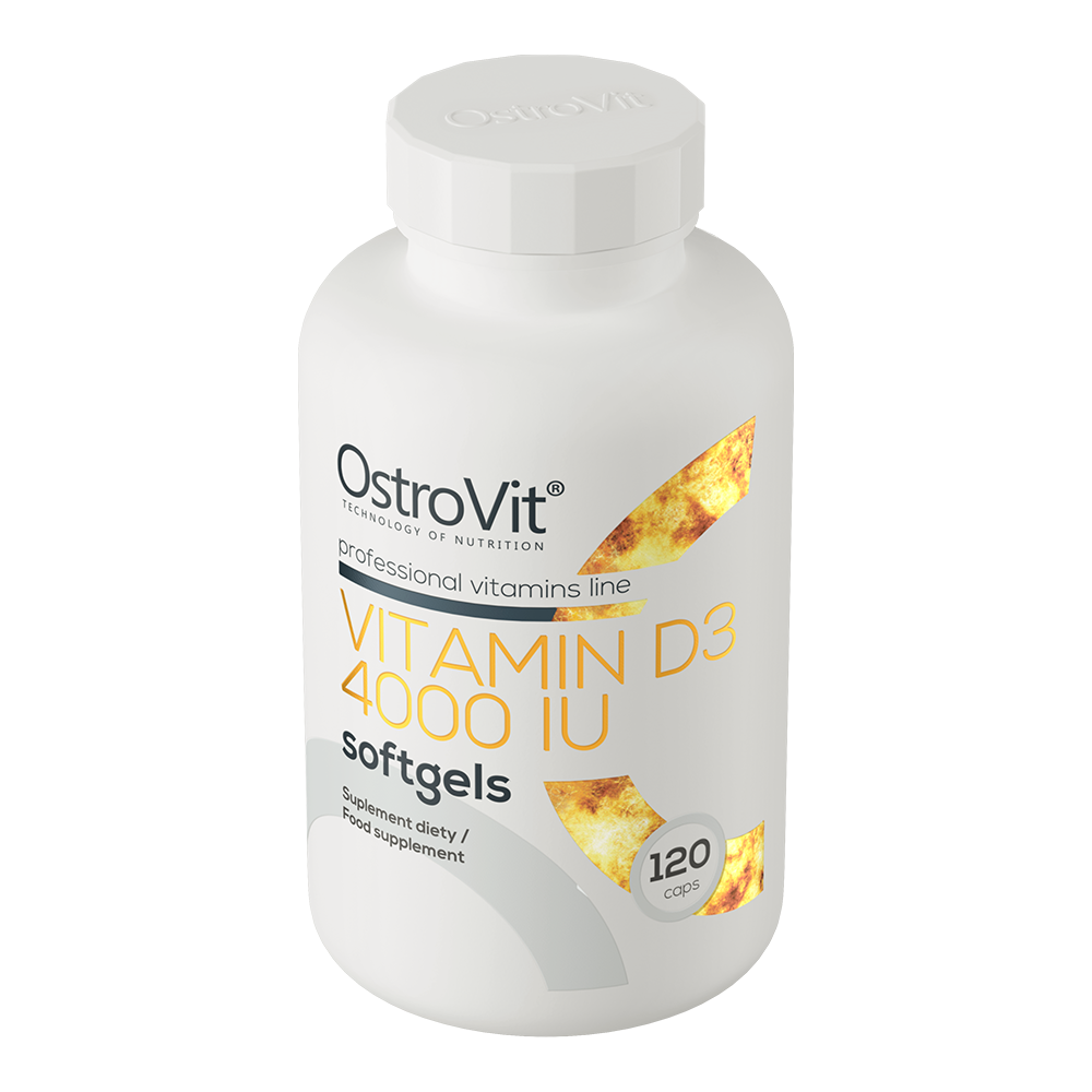 OstroVit Vitamina D3 4000 UI 120 capsule moi