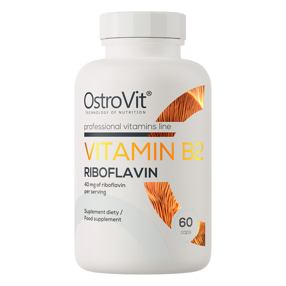 OstroVit Vitamina B2 Riboflavina 40mg 60 capsule