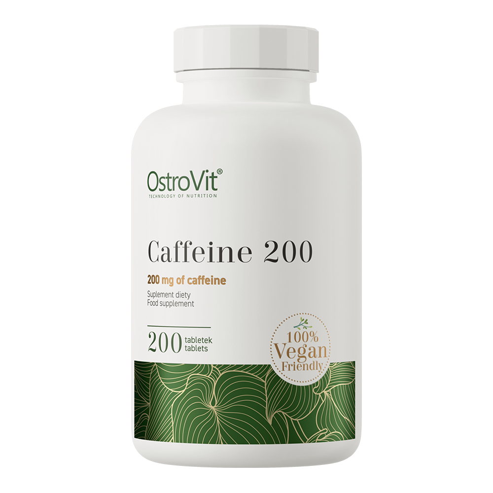 Cafeină OstroVit Caffeine 200mg 200 tablete